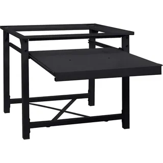 vidaXL Waschmaschinen-Podest Schwarz 60 x 56 x 52 cm Stahl - Schwarz