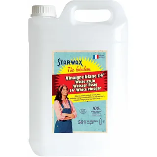 Starwax The Fabulous Weißer Reinigungsessig 14% 5 l | Entfernt Kalk, Fett und Flecken, enthärtet das Wasser, ohne Duftstoffe