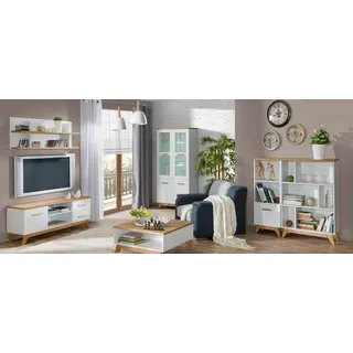 Kommode Schrank Highboard Wohnzimmer Designer Kommoden Jugendzimmer Sideboard - Weiß