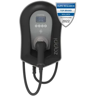 myenergi ZAPPI-2H22TB Wandladestation Typ 2 (22 kW, 32 A) 6,5 m