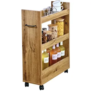 KESPER – Nischenregal Sonoma Eiche, 3 Ablagen, 60x22x78 cm – 2485913