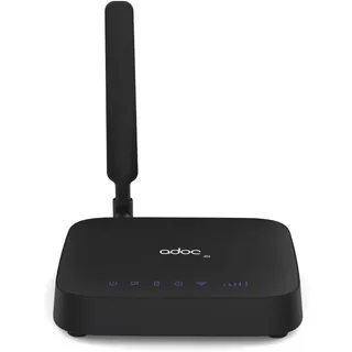 ADOC V4 Voice Box, wandelt das mobile 2G/3G/4G-Signal in eine feste Leitung FXS um. Fernsteuerungsunterstützung. WLAN-Hotspot-Zugangspunkt, 2 x RJ11-Anschlüsse.