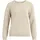 Rundhalspullover Beige M