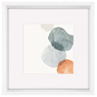 walther design Bilderrahmen Shape 3D FSC-Holzrahmen 50x50 cm, Weiss, HNX550W