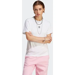 T-Shirt ADIDAS ORIGINALS "ADICOLOR ESSENTIALS REGULAR", Damen, Gr. L, weiß, Obermaterial: 100% Baumwolle, Rundhals, Shirts T-Shirt