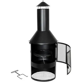 garten- und Terrassenkamin Gartengrill Gartenkamin Feuerstelle grill Grillrost