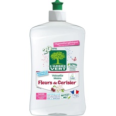 L'Arbre Vert Spülmittel, Handwäsche, Kirschblüten, hypoallergen, 1 Stück