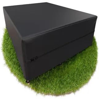 AMZBBQ® Premium Gartenmöbel Abdeckung – 300 x 250 x 100 cm – 100% wasserdichte Abdeckplane, Winterfeste Abdeckhaube für Gartentisch & Stühle, Wetterfeste & UV-beständige Schutzhülle, reißfeste Plane