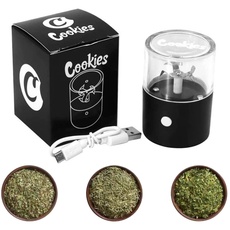 Crethink Upgrade Elektrische Kräutermühle Pollen Gewürz Tragbare Elektrische Kräutermühle Trockene Gewürze Tabacco Grinder