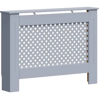 vidaXL Heizkörperverkleidung Anthrazit 112x19x81,5 cm MDF - Grau
