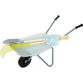 Small Foot Company Gartenwerkzeug-Set mit Schubkarre 12799