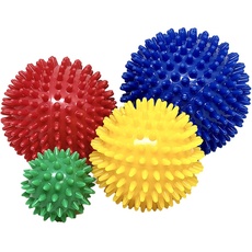 Bild Igelball 4er-Set (blau - rot gelb grün)