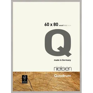 Nielsen Holz-Wechselrahmen Quadrum 70x100 cm zementgrau - Grau