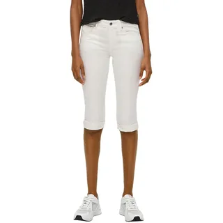 QS Damen 2144124 Capri Denim Slim Fit, Creme 0200, 38