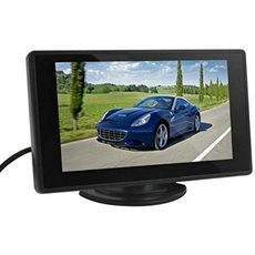 Auto-Parken-Unterstützung-Monitor - BW 4.3 Zoll TFT LCD Auto-Monitor-Auto-Rückblick-Monitor mit LED-Hintergrundbeleuchtung-Anzeige für Träger-Unterstützungskameras