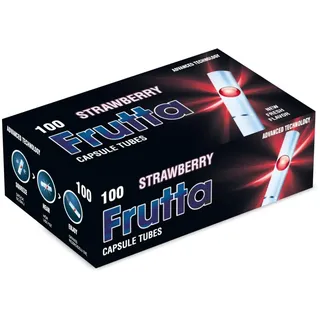 Frutta Click Hülsen Strawberry Filterhülsen mit Aromakapsel 5 Boxen (500 Hülsen)
