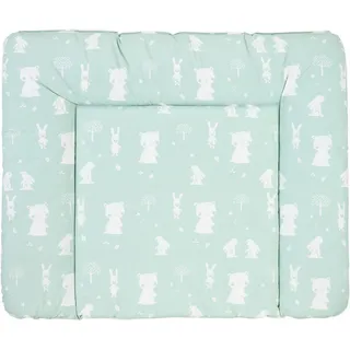 Avelia Wickelauflage , Mintgrün , Kunststoff , Füllung: Vlies , 85x75 cm , Textiles Vertrauen - Oeko-Tex®, Made in Germany , schadstoffgeprüft, abwischbar , Pflegen, Wickeln, Wickelauflagen