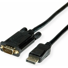 Roline Kabel DisplayPort-VGA, DP ST (2 m, DisplayPort), Video Kabel