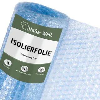 Isolierfolie Luftpolsterfolie Gewächsahus- folie Noppenfolie HaGa 10mx1,5m Br