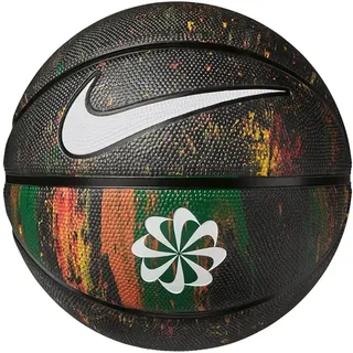 Nike Everyday Playground Basketball 8P Next Nature – Outdoor Basketball Ball – Robuster Street Basketball – Deflated geliefert, Multi/Black/Black/White, 5