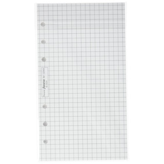 Filofax 132905 Personal Notizpapier, kariert, weiß