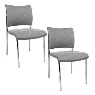 TOPSTAR Visit 10 2er Set Polster ohne Armlehnen grau