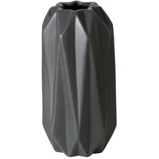 Boltze Geometrische Keramikvase gravo, 20,5 cm
