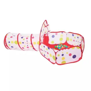 Wonderland 3-in-1: Punktzelt, Tunnel und Bällebad