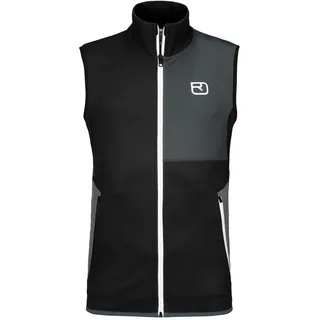 Ortovox Herren Fleece Vest M, black raven