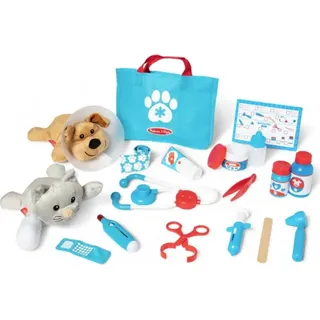 Melissa & Doug Tierarzt Spielset - Tierarzt Spielzeugset 24-teilig