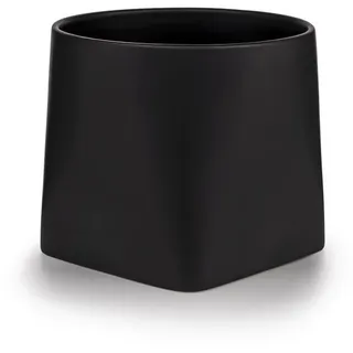 Markslöjd Übertopf , Schwarz , Keramik , quadratisch , 20x20x22 cm , Dekoration, Blumen & Blumentöpfe, Übertöpfe
