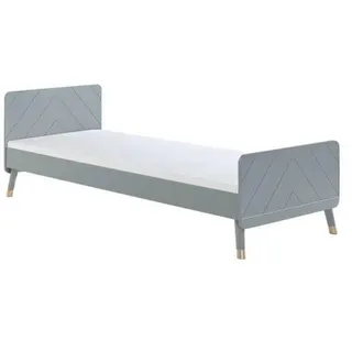 Vipack Einzelbett Billy 90 x 200 cm grau