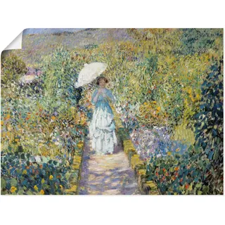 Artland Kunstdruck »Der Gartenweg.«, Garten, (1 St.), als Leinwandbild, Wandaufkleber oder Poster in versch. Größen, grün