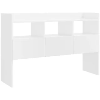vidaXL Sideboard Hochglanz-Weiß 105x30x70 cm Holzwerkstoff