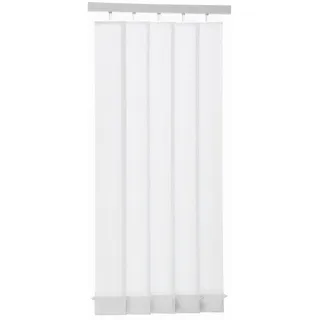 Homeware Vertikallamellen , Weiß , Textil , 12.5x250 cm , Heimtextilien, Vorhänge, Vertikalanlagen