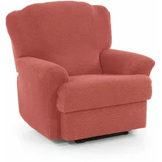 SOFASKINS® Sofabezug für Relaxsessel, super elastisch, Sofabezug, atmungsaktiv und langlebig, einfach anzubringen, Größe 70-90 cm, Koralle