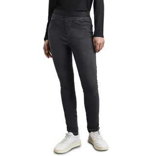 STREET ONE Damen A377771 Style QR Jeggings,hw,Thermo,Grey, Dark Grey Slightly Washed, 40W / 28L EU