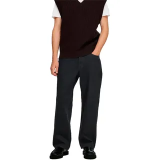 Selected 220 Loose Fit Kobe 3073 Jeans - Black Denim - 33 - 32