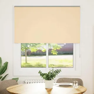 vidaXL Verdunkelungsrollo Beige 130x130 cm Stoffbreite 126,6 cm - Beige