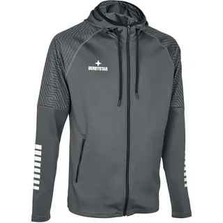 derbystar Primo Kapuzenjacke Grau/Weiß 140