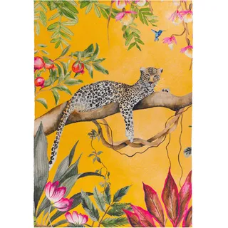 Wylder Tropics Leopard Tropischer Teppich für den Innen- und Außenbereich