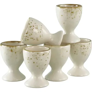 CreaTable Eierbecher Nature Collection Creme 6 St.