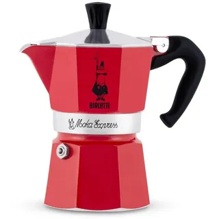 Bialetti Moka Express 6 Tassen rot