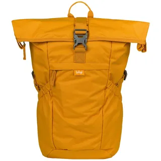 Baagl Rucksack Damen Herren – Rolltop Backpack Wasserdicht mit Laptopfach – Ergonomischer Roll Daypack für Arbeit, Uni, City & Freizeit – Moderner Rollrucksack, 29 l (Yellow)