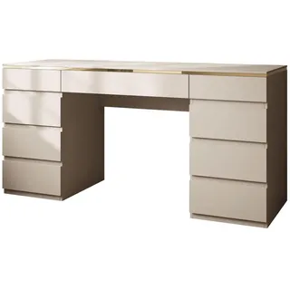 lookway Schreibtisch AURORA DOUBLE Kaschmir / Beige