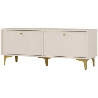 masseno Torino TV-Lowboard 120,6x40,8x48,5 cm Beige MDF