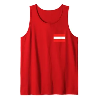 Österreich Fahne Herren Austria Flag Damen Kinder Österreich Tank Top