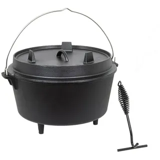 Hi Dutch Oven 8,5 l Gusseisen schwarz