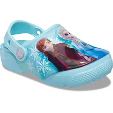 Crocs Clog »FL Disney Frozen 2 Clog K«, mit Disney Motiv "Elsa und Anna" aus die Eiskönigin, blau