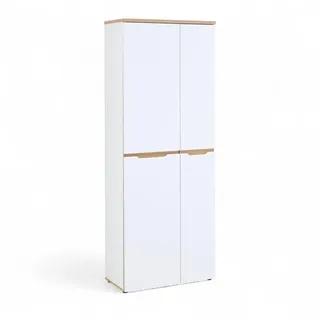 Innostyle Memphis Aktenschrank 75 x 38 x 197 cm weiß